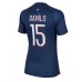 Maillot de foot Paris Saint-Germain Danilo Pereira #15 Domicile vêtements Femmes 2023-24 Manches Courtes